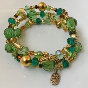 Memory wire bracelet